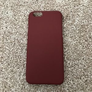 iPhone 6/ 6s Maroon Phone Case